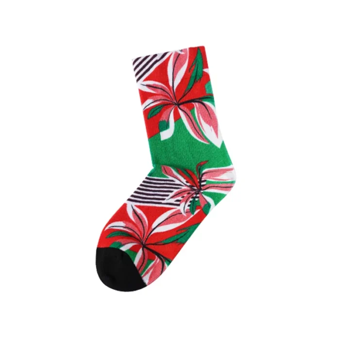 Women's Floral 3D Print Socks – Image 4
