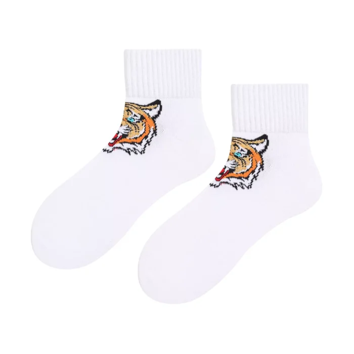Women's Tiger Jacquard Ankle Socks – Image 7