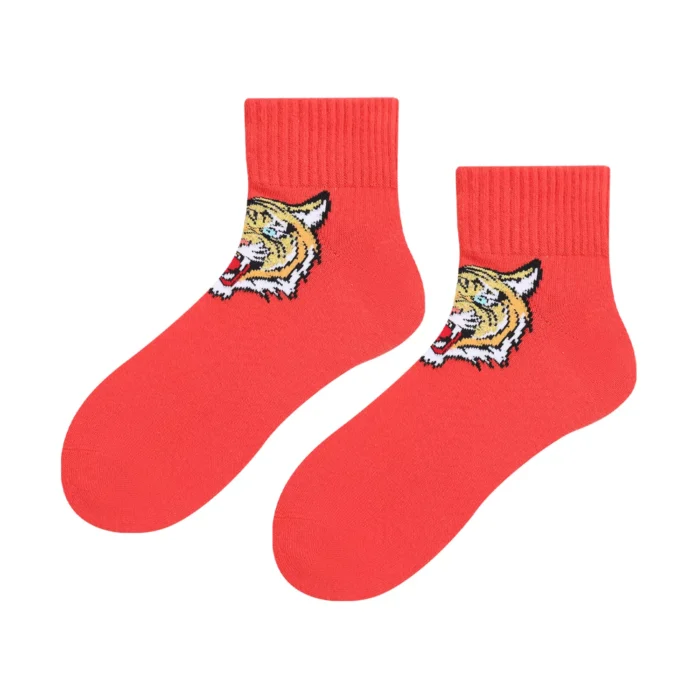 Women's Tiger Jacquard Ankle Socks – Image 5