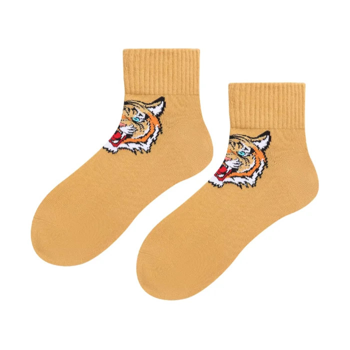 Women's Tiger Jacquard Ankle Socks – Image 4