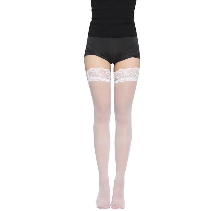 Over The Knee High Non slip Lace Sexy Stockings - Image 5
