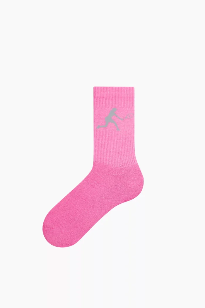 Men's reflective band crew sport Socks - Imagen 2