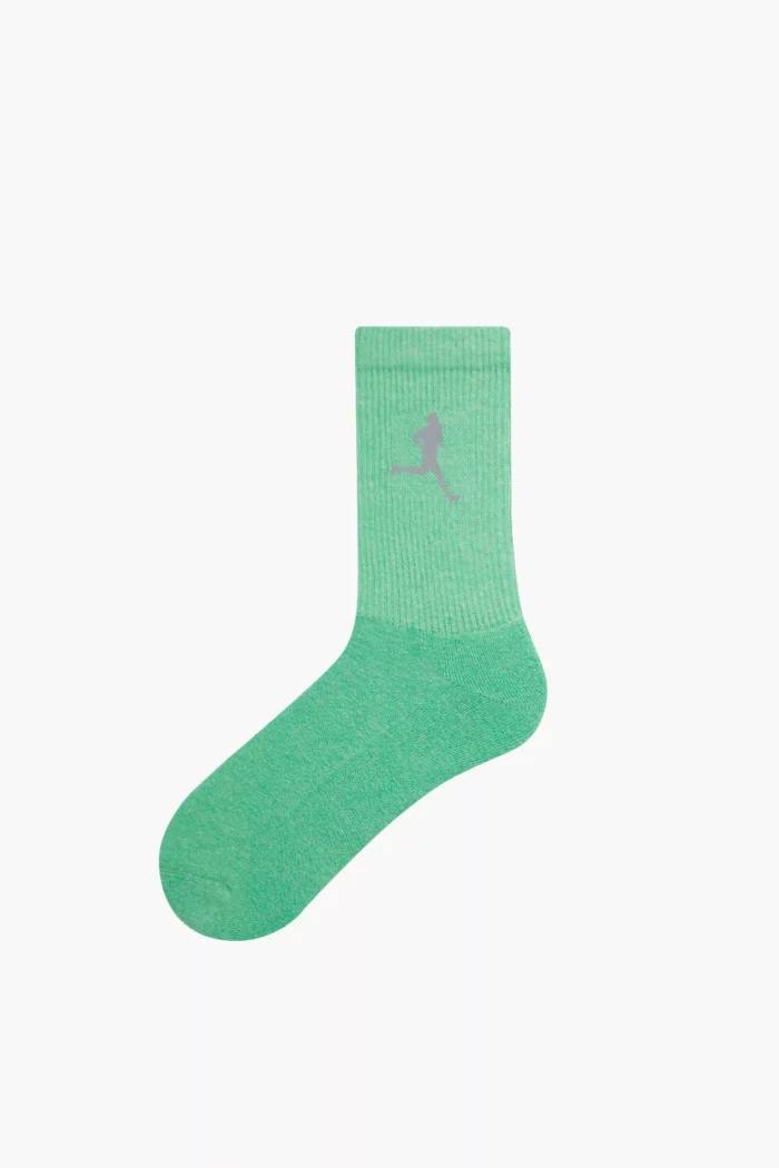 Men's reflective band crew sport Socks - Imagen 3