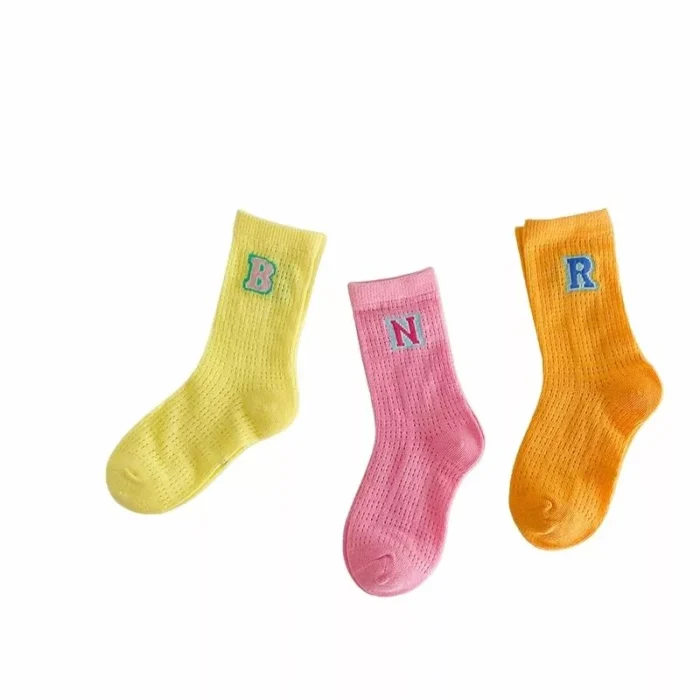 Kawaii Mesh Breathable Multi color Kid's Babies' socks